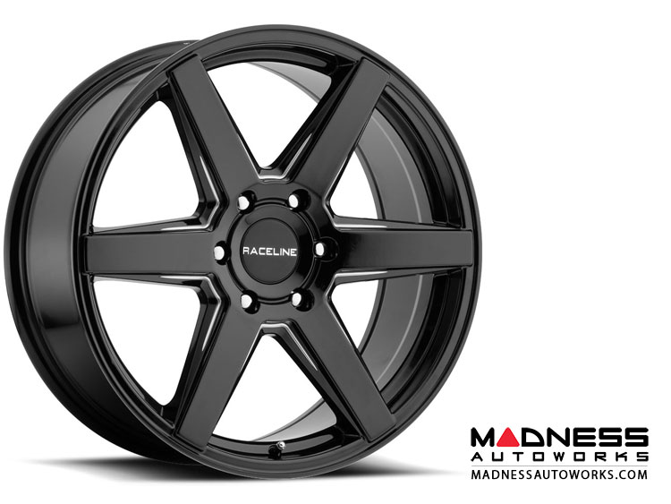 Jeep Renegade Custom Wheels by Raceline 156B 18"x8" Surge Black